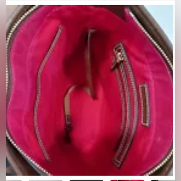 Dooney & Bourke EUC Brown Saffiano Leather crossbody Bag - Picture 13 of 13